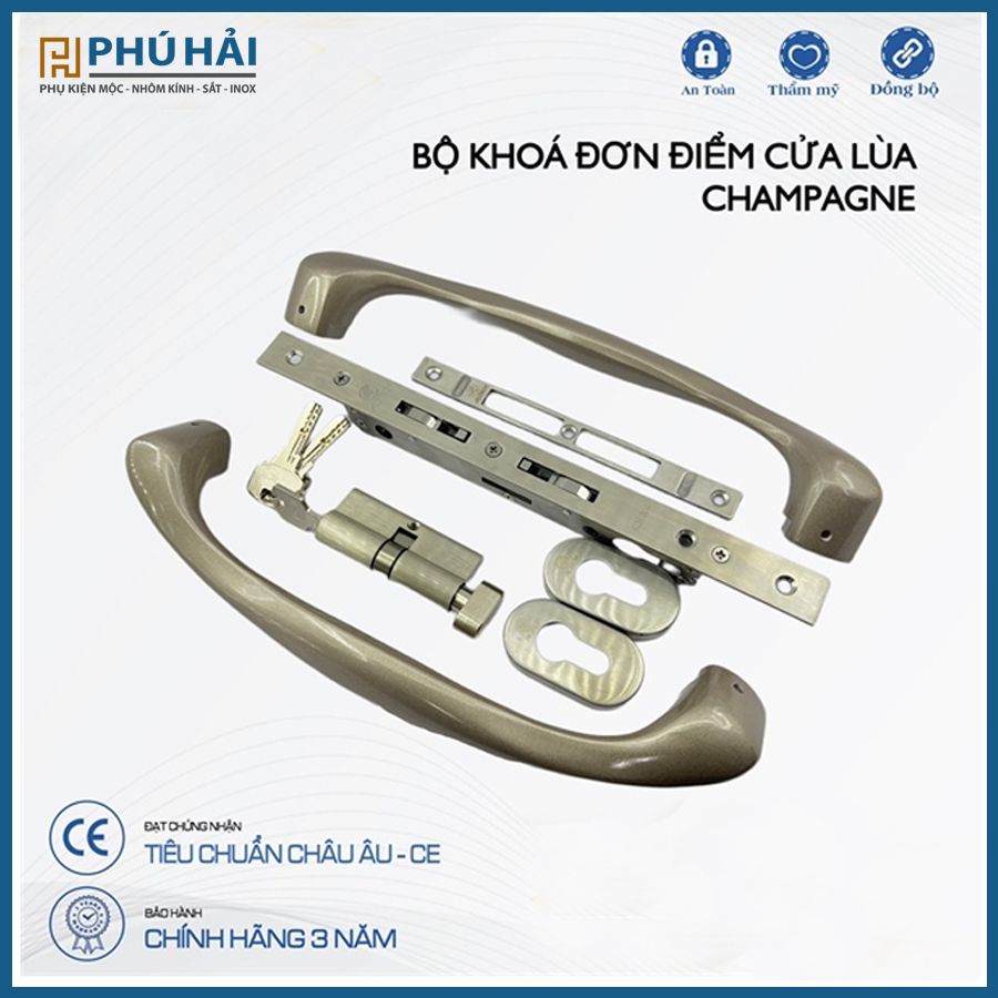 Thân khóa cửa lùa ALTECH thân nhỏ