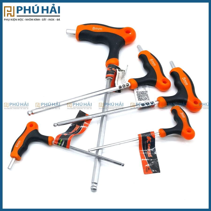 Lục giác bi có tay cầm nhựa 4li -K7954(12/144)
