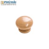 Núm tủ gỗ dẹt không viền trung