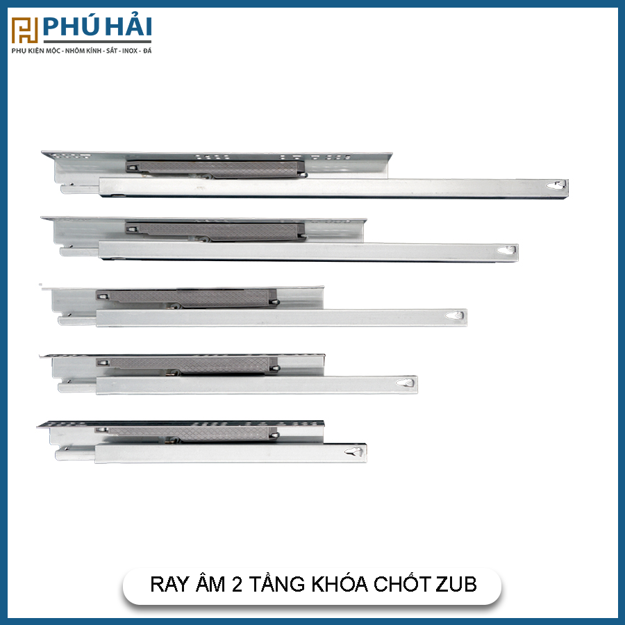RAY ÂM 2 TẦNG KHÓA CHỐT ZUB 4T5