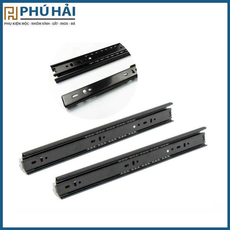 Ray bi bản 35 dài 3T màu đen KP (Thùng 20 Cặp)