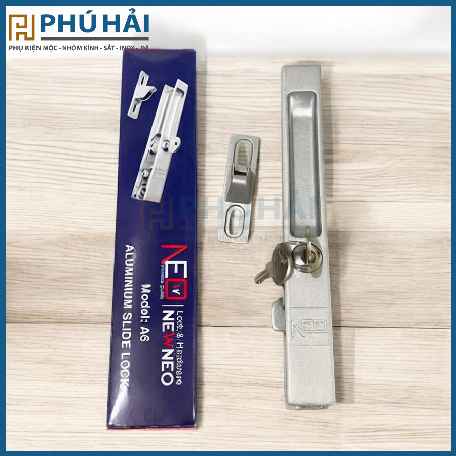 Khóa lùa NEO 2 đầu chìa