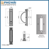 Tay Kéo Tủ Âm Lật Xoay 180º Cao Cấp - Tay Kéo Tủ Âm Dùng Làm Tay Kéo, Tay Nắm Cho Cửa, Tủ, Ngăn Kéo