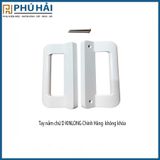 Tay nắm phụ chữ D không khóa Trắng KINLONG DLS10H/II chính hãng