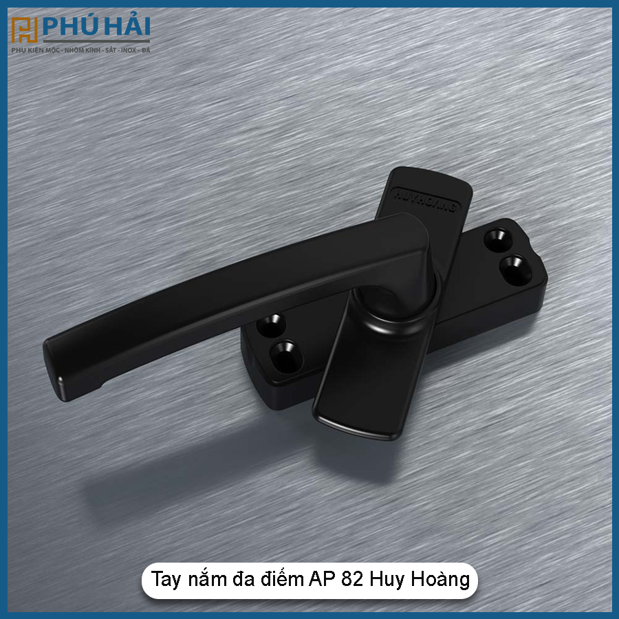 Tay nắm đa điểm cửa sổ AP 82 Sơn đen (30c/T)
