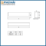 Tay nắm tù âm ivan 09255.200 OBP đen mờ