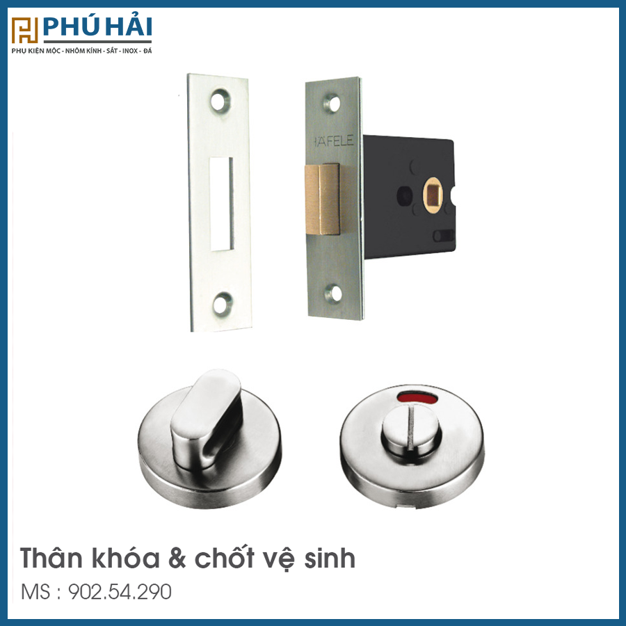 Thân Khóa & Chốt Vệ Sinh Hafele 902.54.290