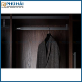 Thanh treo quần áo VICKINI 18703.001 GRPR xám sơn (30x12x3000mm)