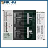 khóa gạt TOP 2808 trăng inox VC