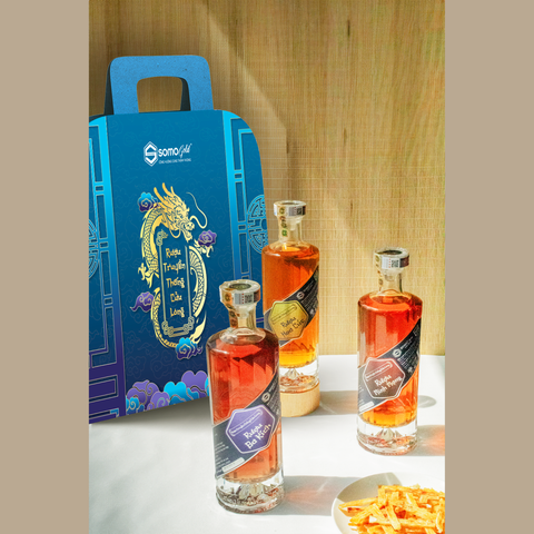 Combo 3 chai Rượu truyền thống Cửu Long - Phiên bản mới 500ml