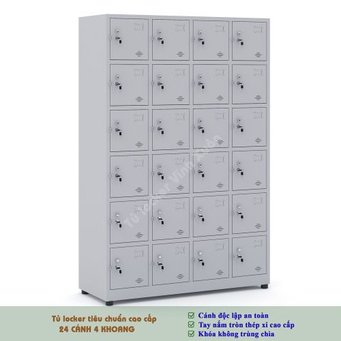 Tủ Locker 24 ngăn kiểu TU986-4K