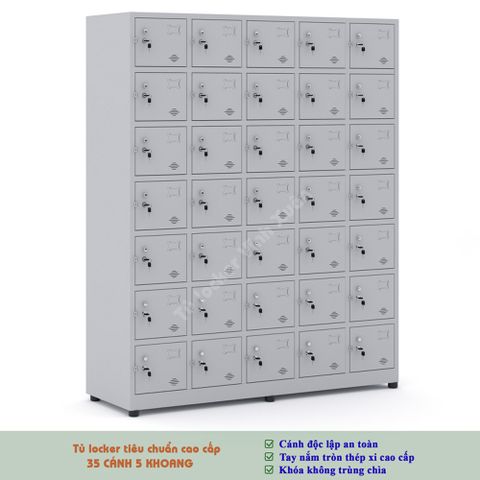 Tủ Locker 35 ngăn kiểu TU987-5K