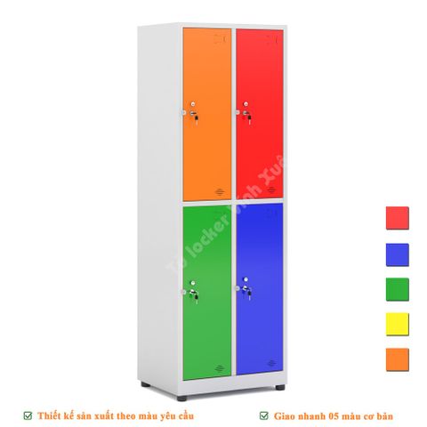 Tủ Locker 4 ngăn kiểu TU982-2K