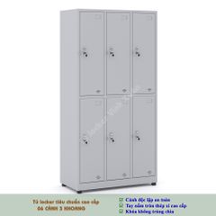 Tủ Locker 6 ngăn kiểu TU982-3K