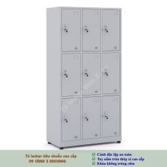 Tủ Locker 9 ngăn kiểu TU983-3K