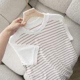  Áo thun nam Raglan RISCHEE vải Cotton Single sọc trẻ trung, năng động, chuẩn form 