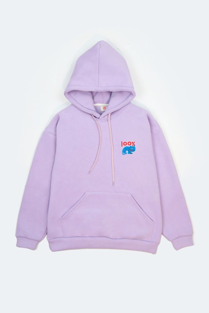 Áo Hoodie 100% Hồn Nhiên (Tím)