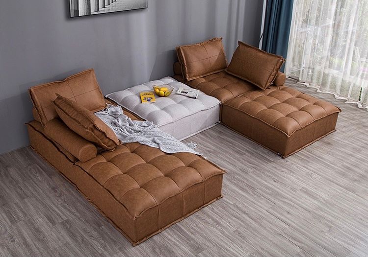  Bộ sofa góc tựa lưng rồi, phối 2 màu đang xen BSF170 