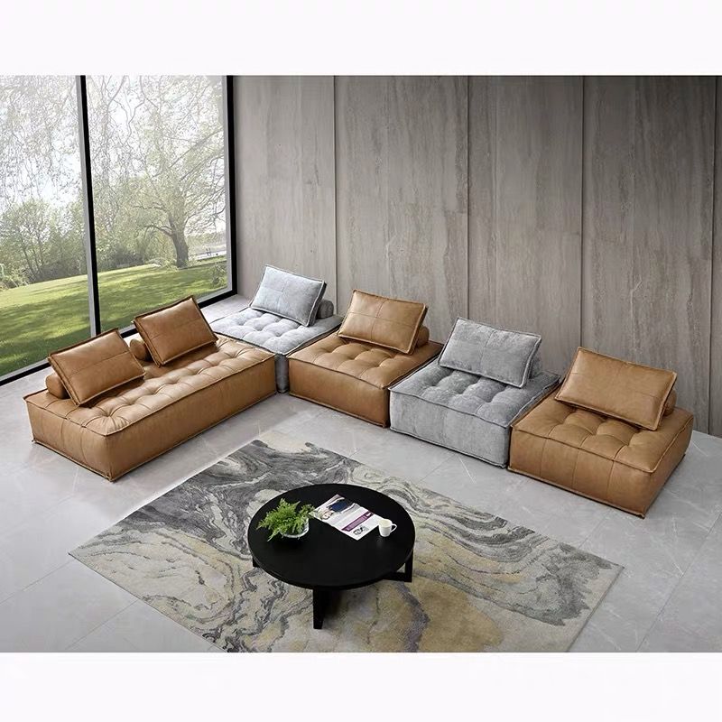  Bộ sofa góc tựa lưng rồi, phối 2 màu đang xen BSF170 