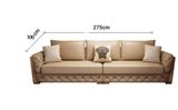  Bộ Sofa da bò màu xanh BSF188 