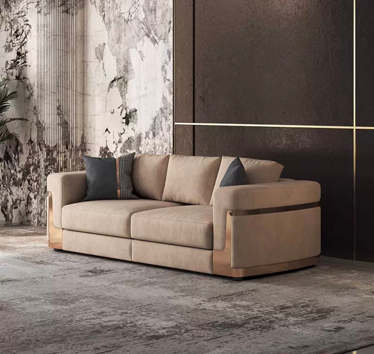  Bộ Sofa da nhập khẩu BSF202 