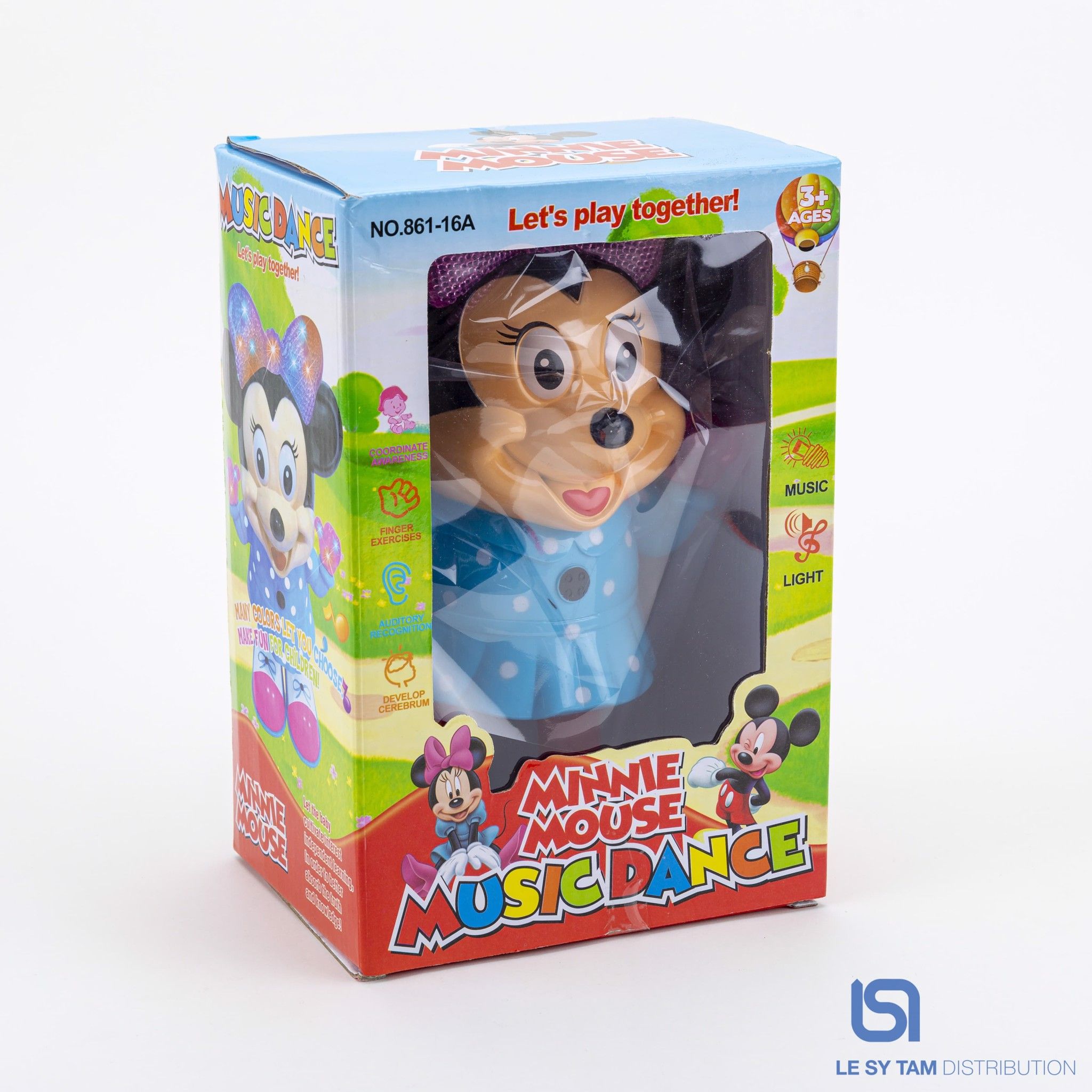 Hộp chuột mickey pin 861-16A