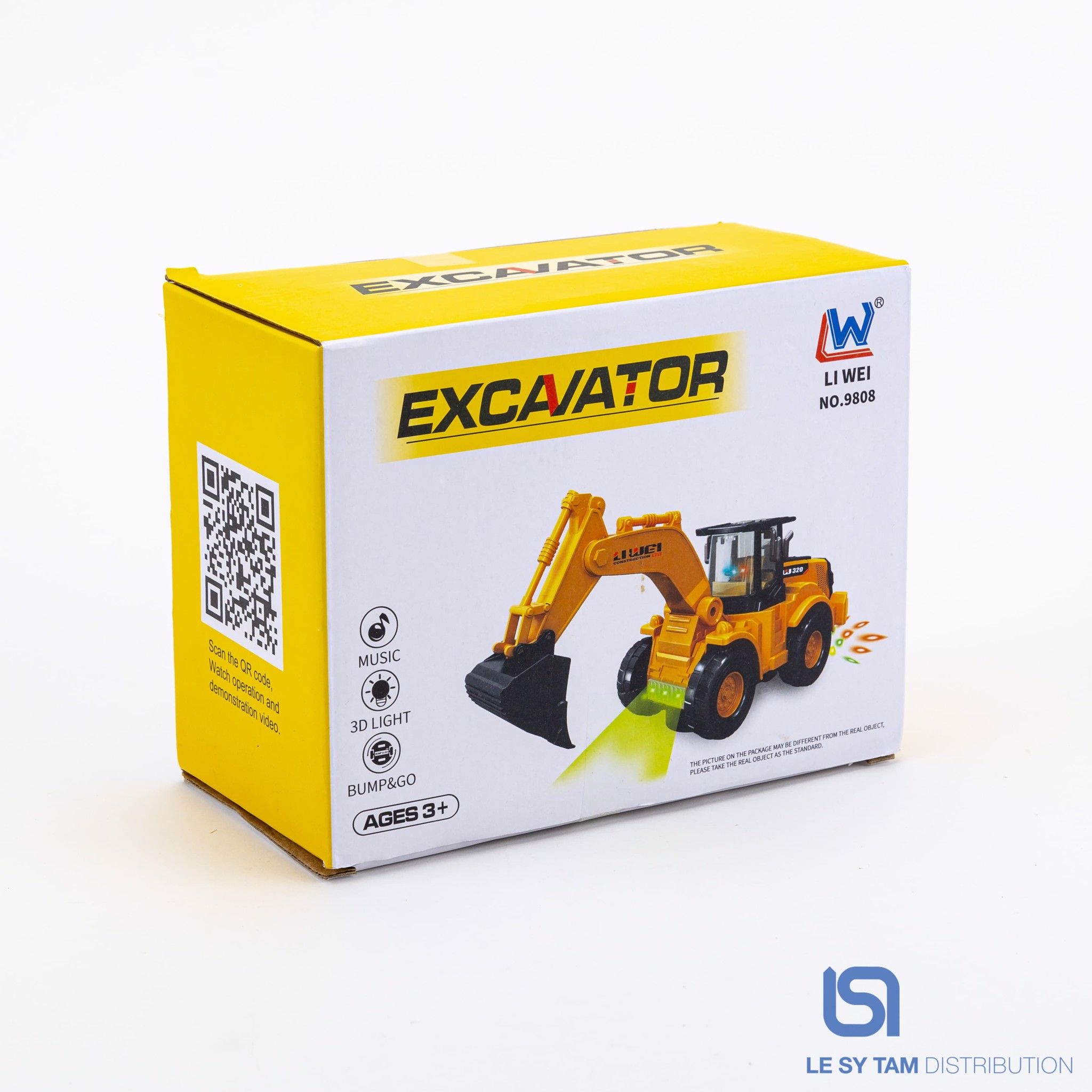 Hộp xe cẩu múc pin 9808
