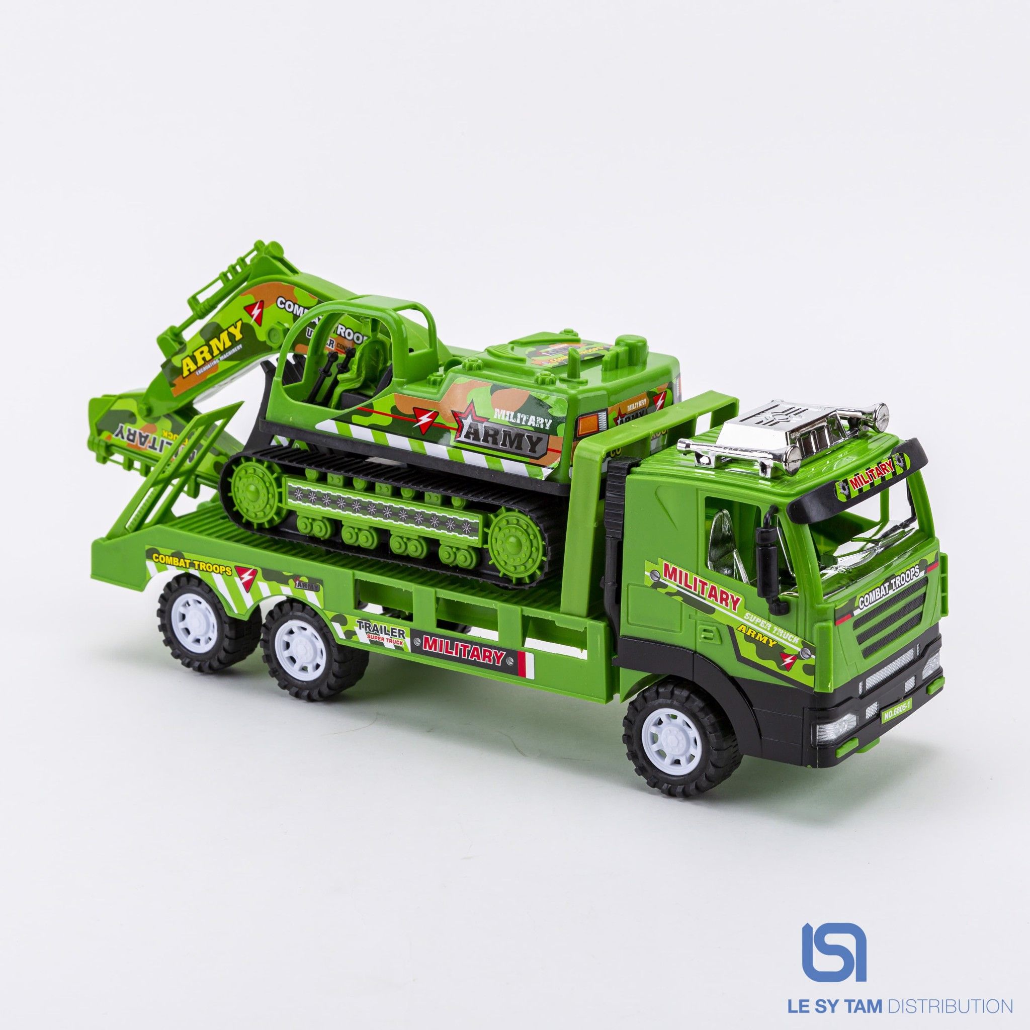 Xe tải xe công cẩu ép kính 6805-1