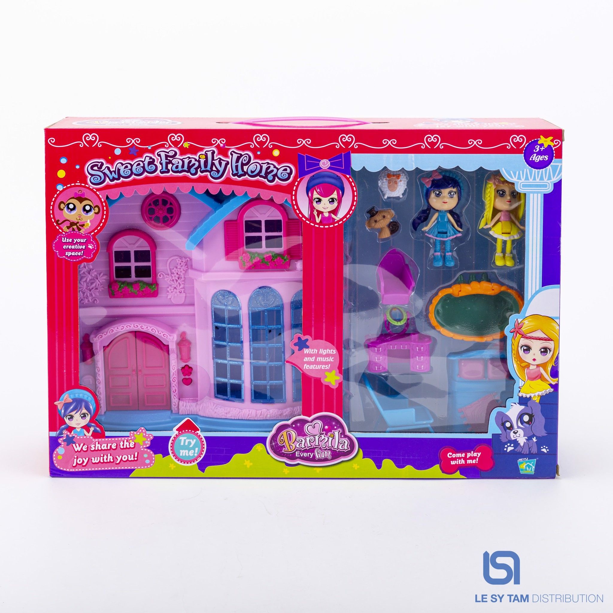 Hộp ngôi nhà búp bê 60219AB