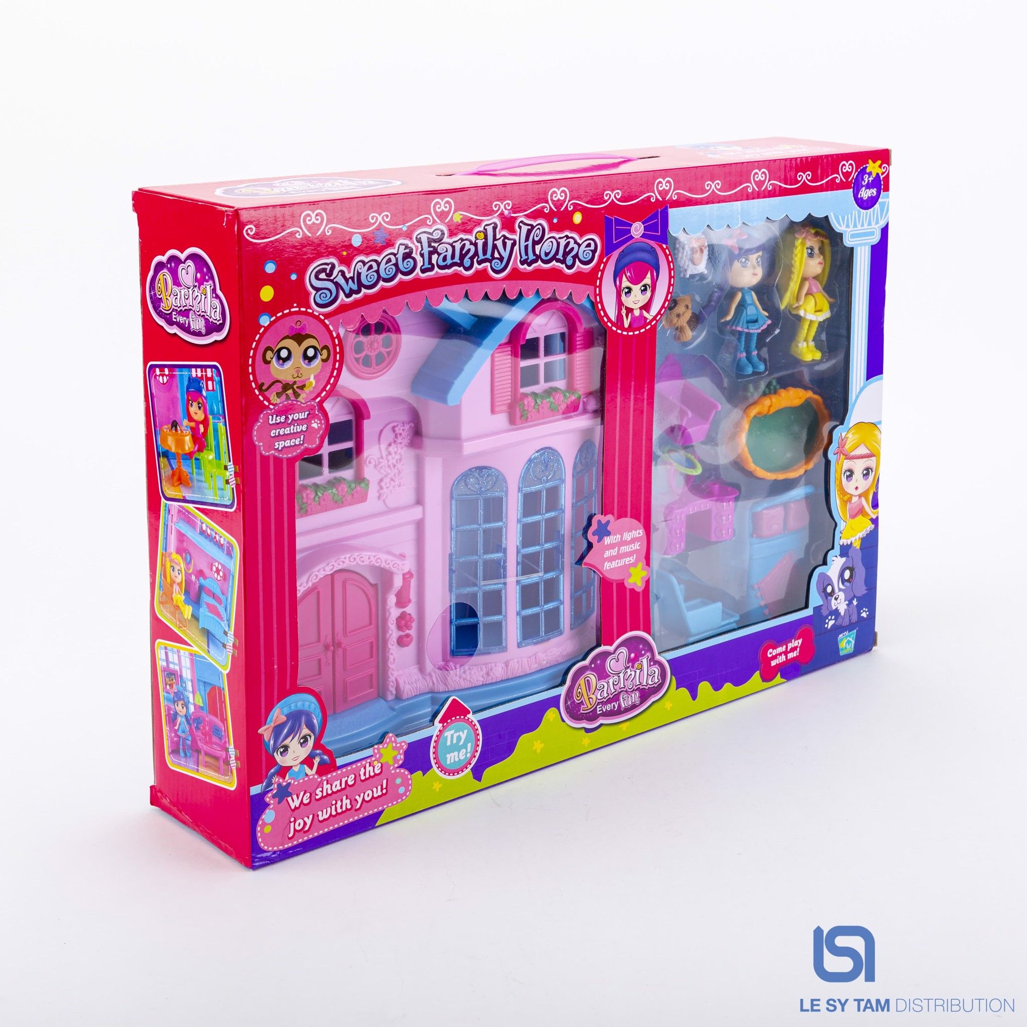 Hộp ngôi nhà búp bê 60219AB