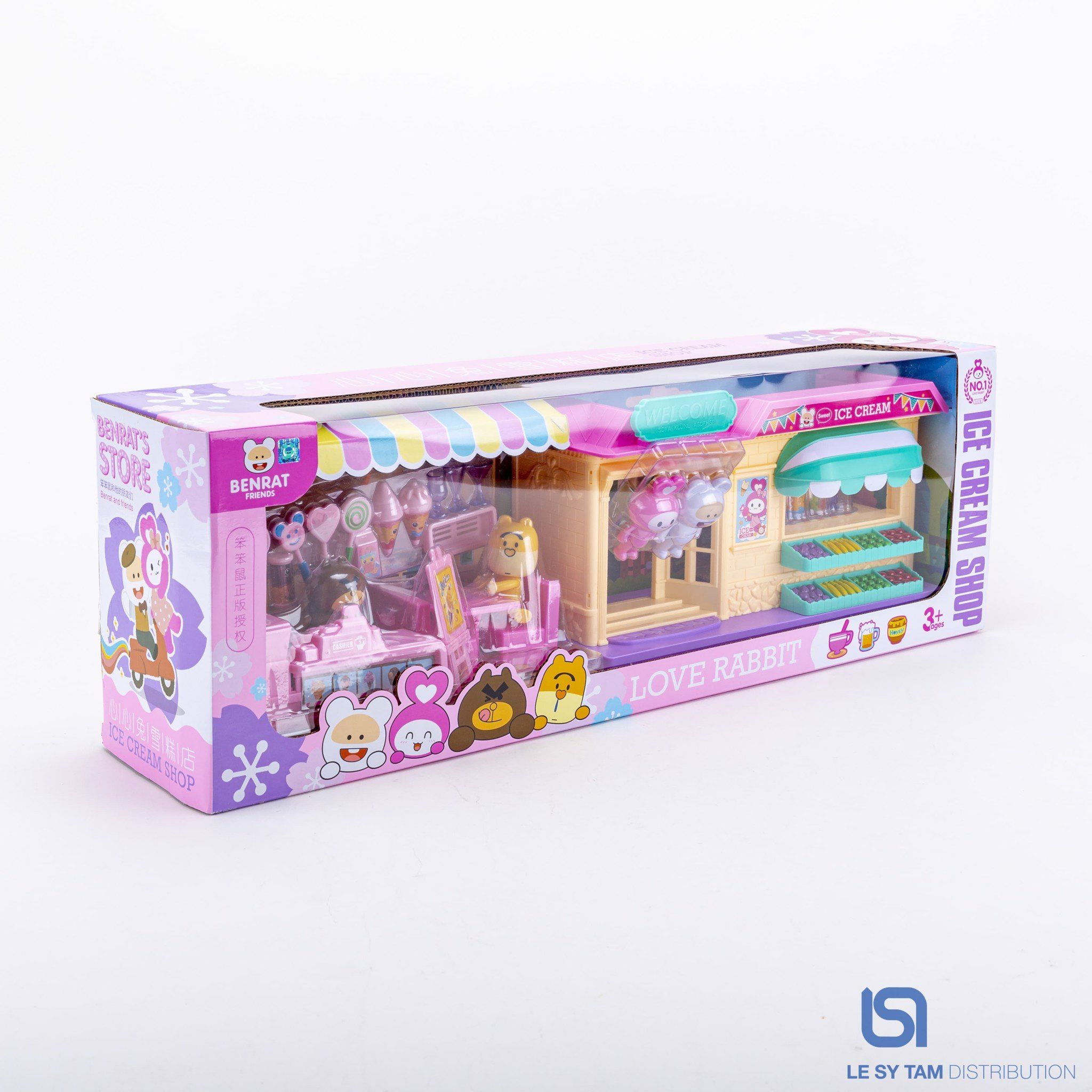 Hộp shop bán kem 6616-1H