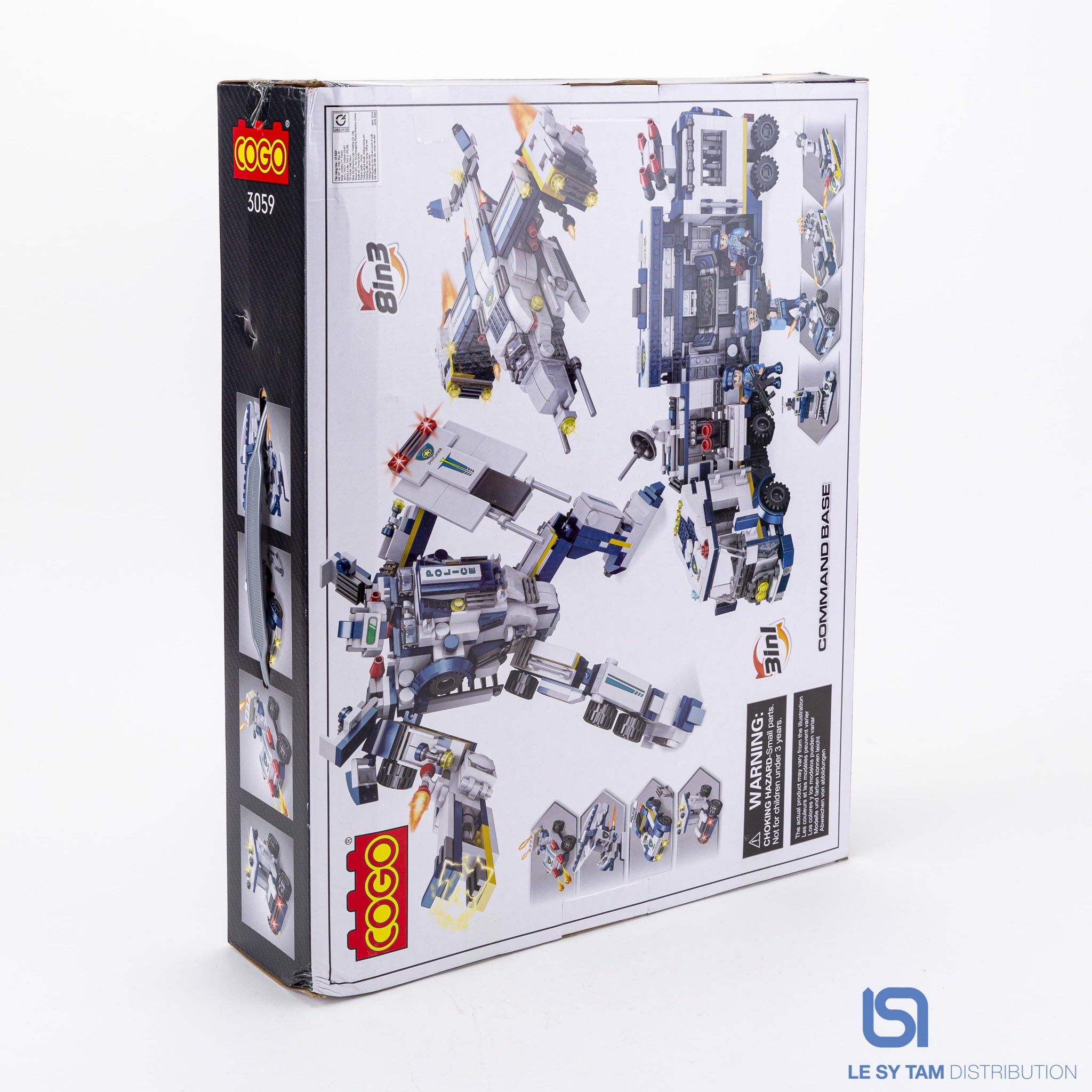 Hộp xếp hình rô bô 3059