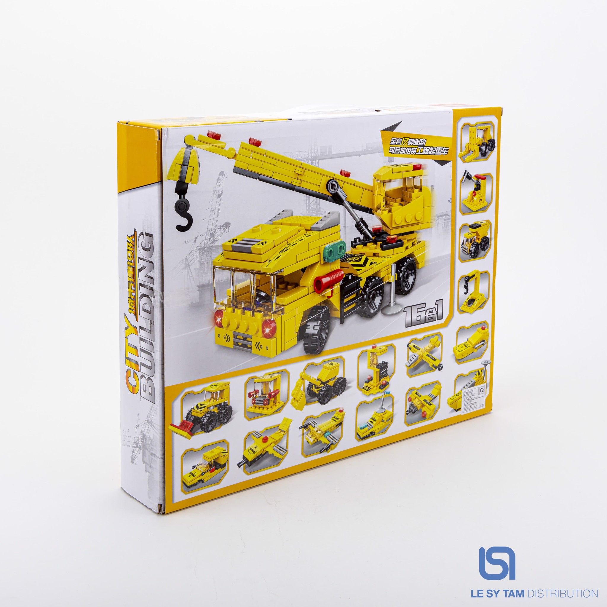 Hộp xếp hình xe công trình 22006