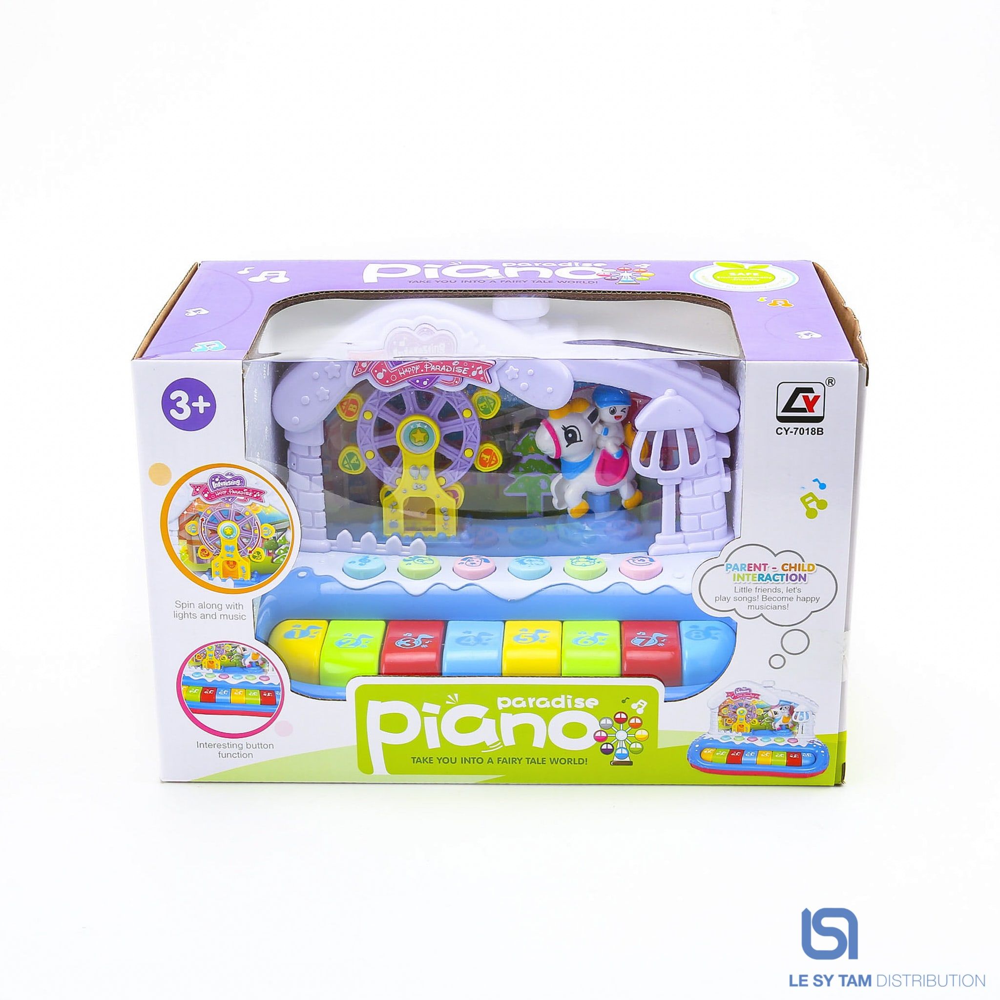 Hộp đàn dùng pin 7018B