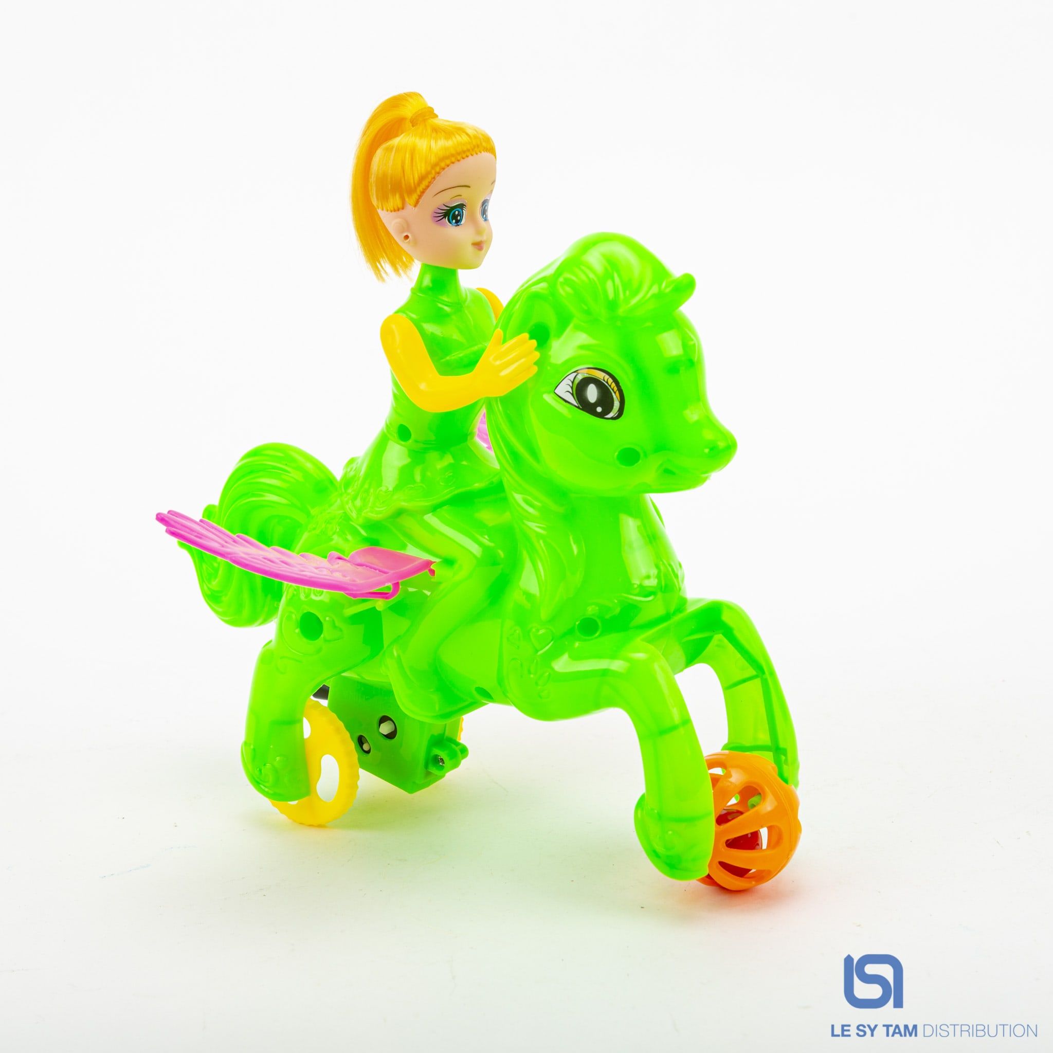 Búp bê cưỡi ngựa rút dây 911-19