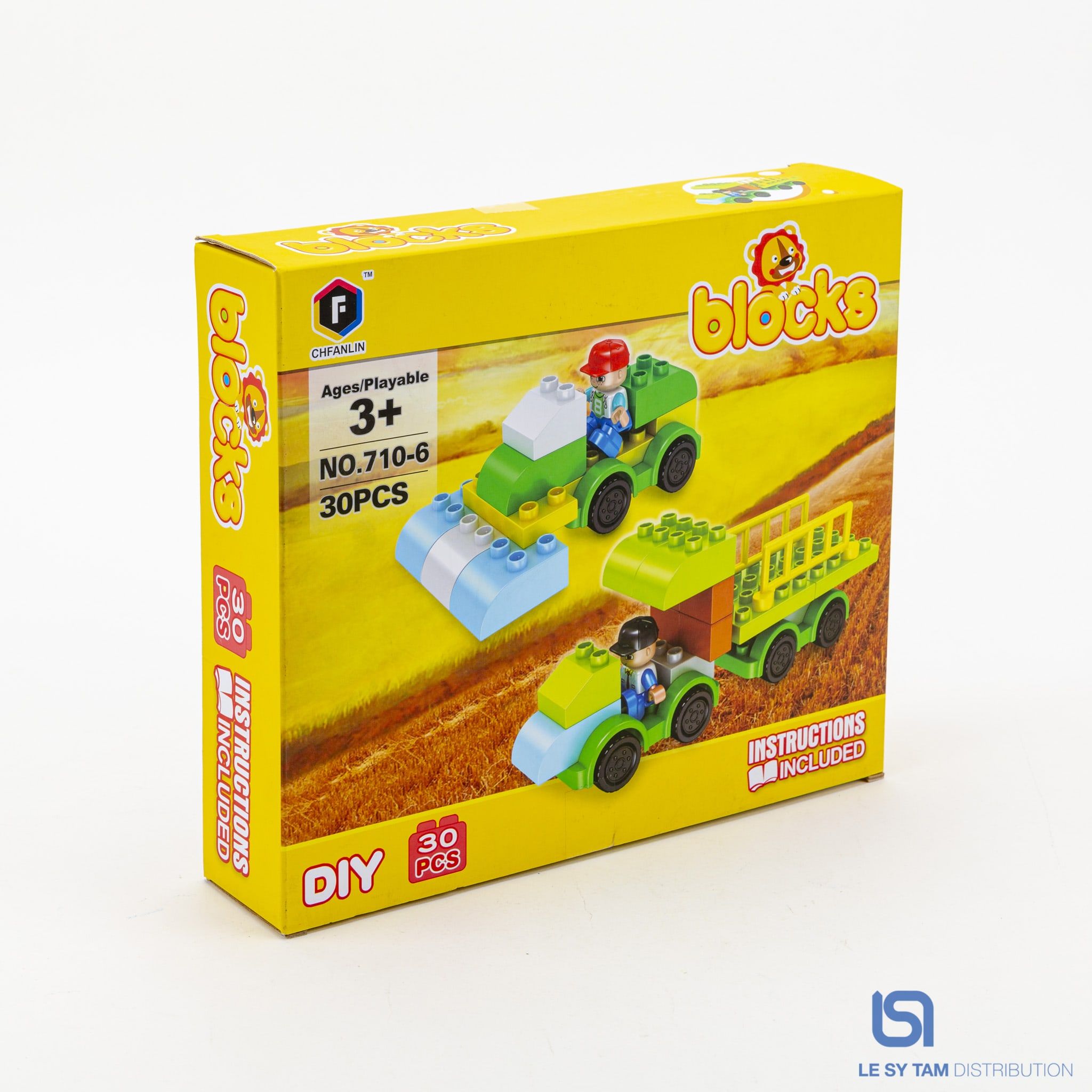 Hộp xếp hình xe 710-6