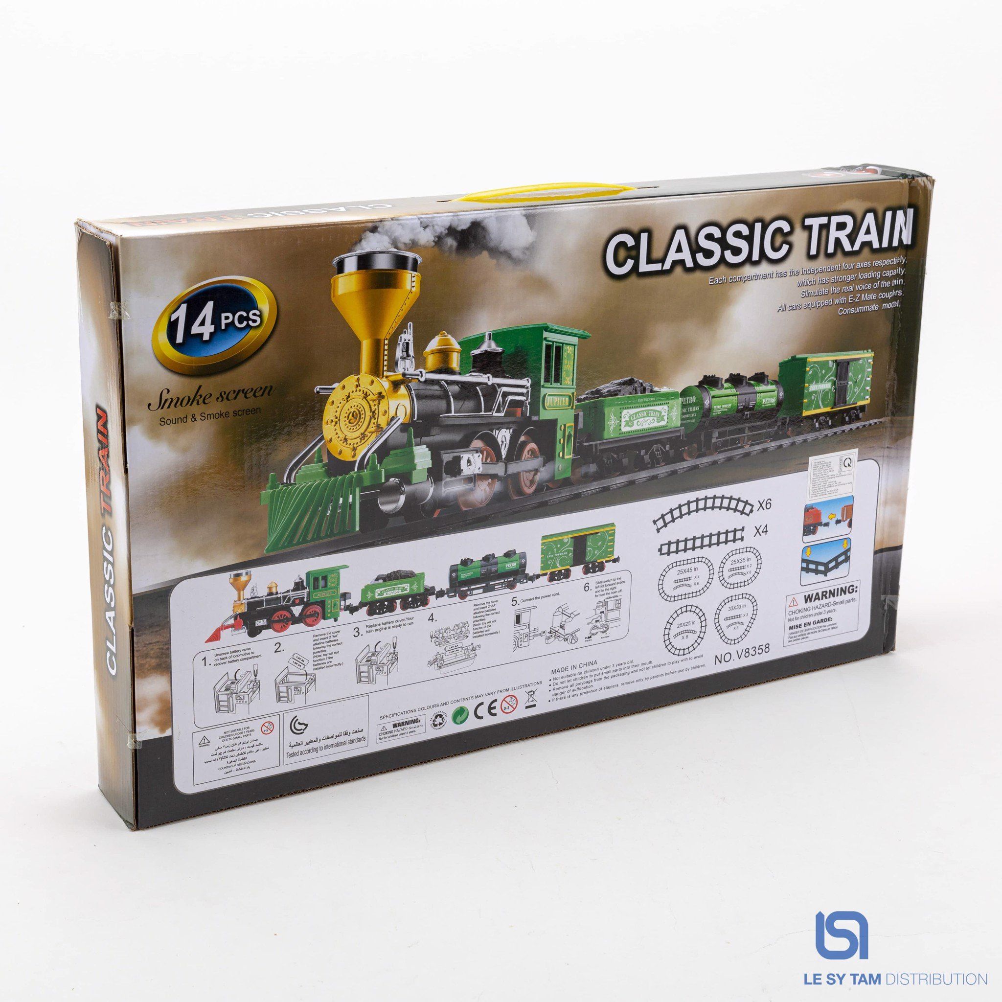 Hộp xe lửa đường ray 8358