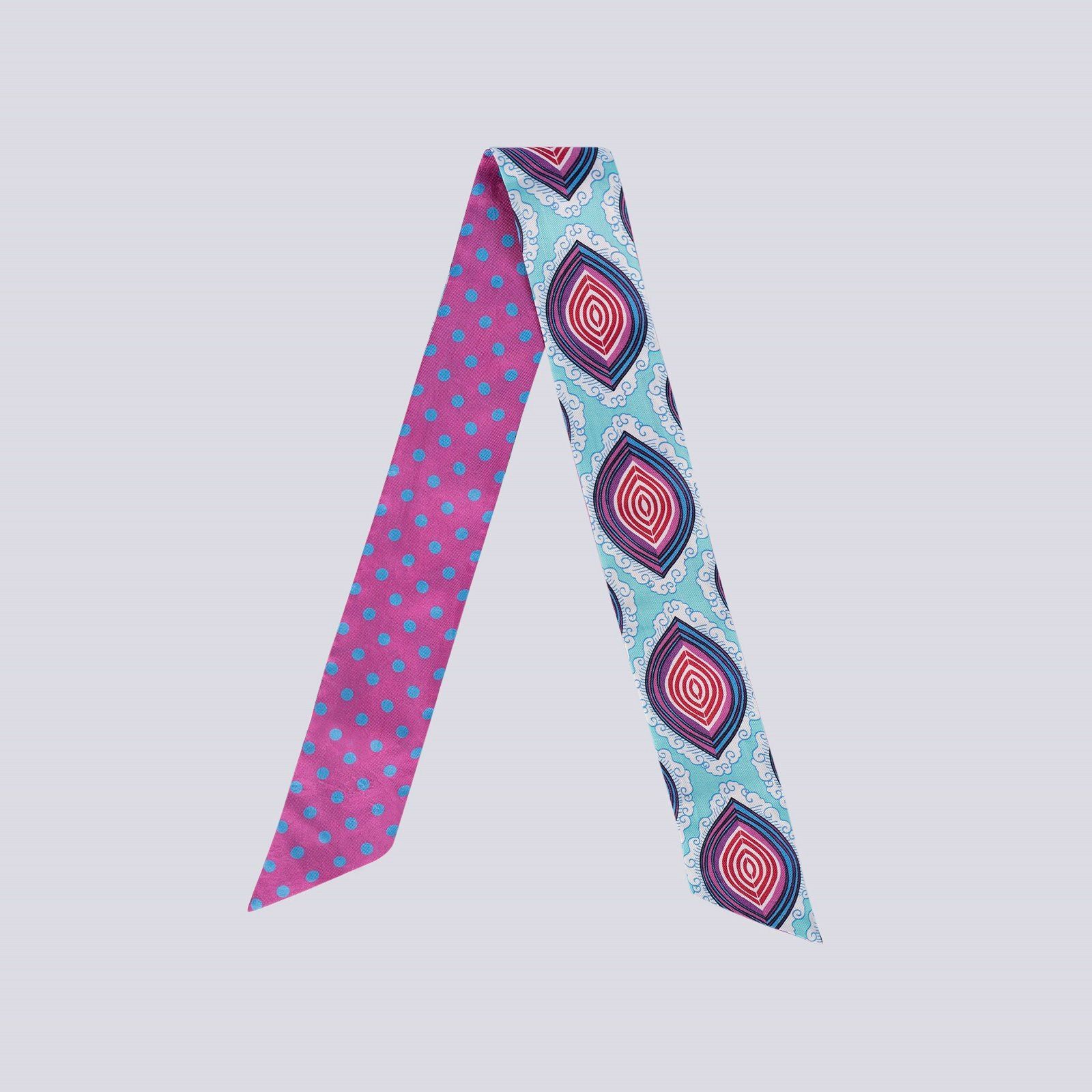 Pink Wave patterns Twilly S