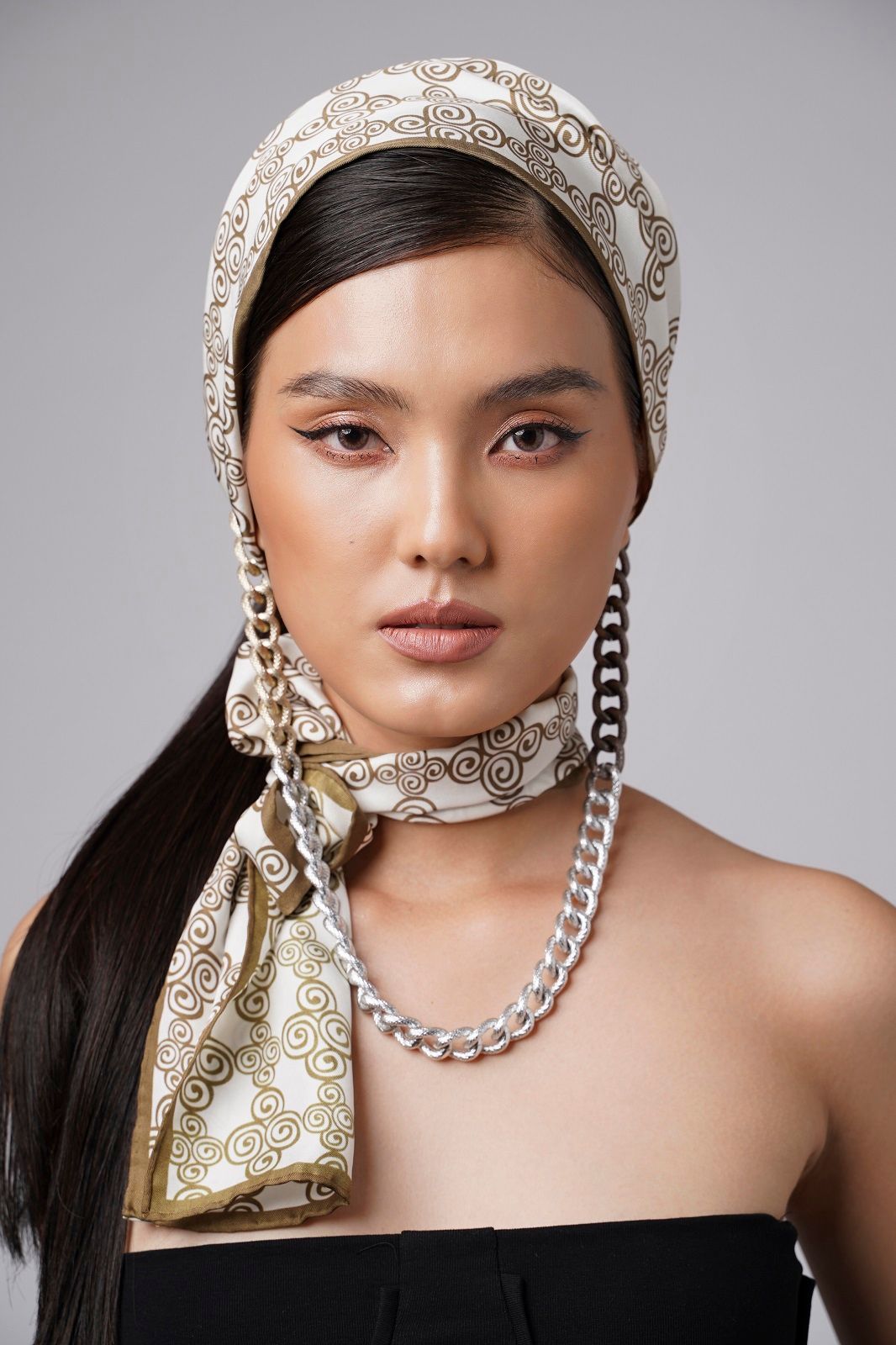 Khăn dài họa tiết xoáy