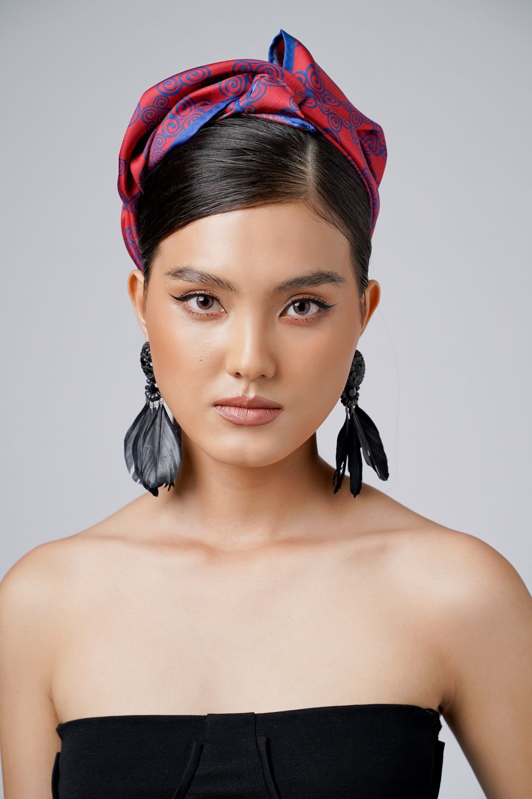 Khăn dài họa tiết xoáy