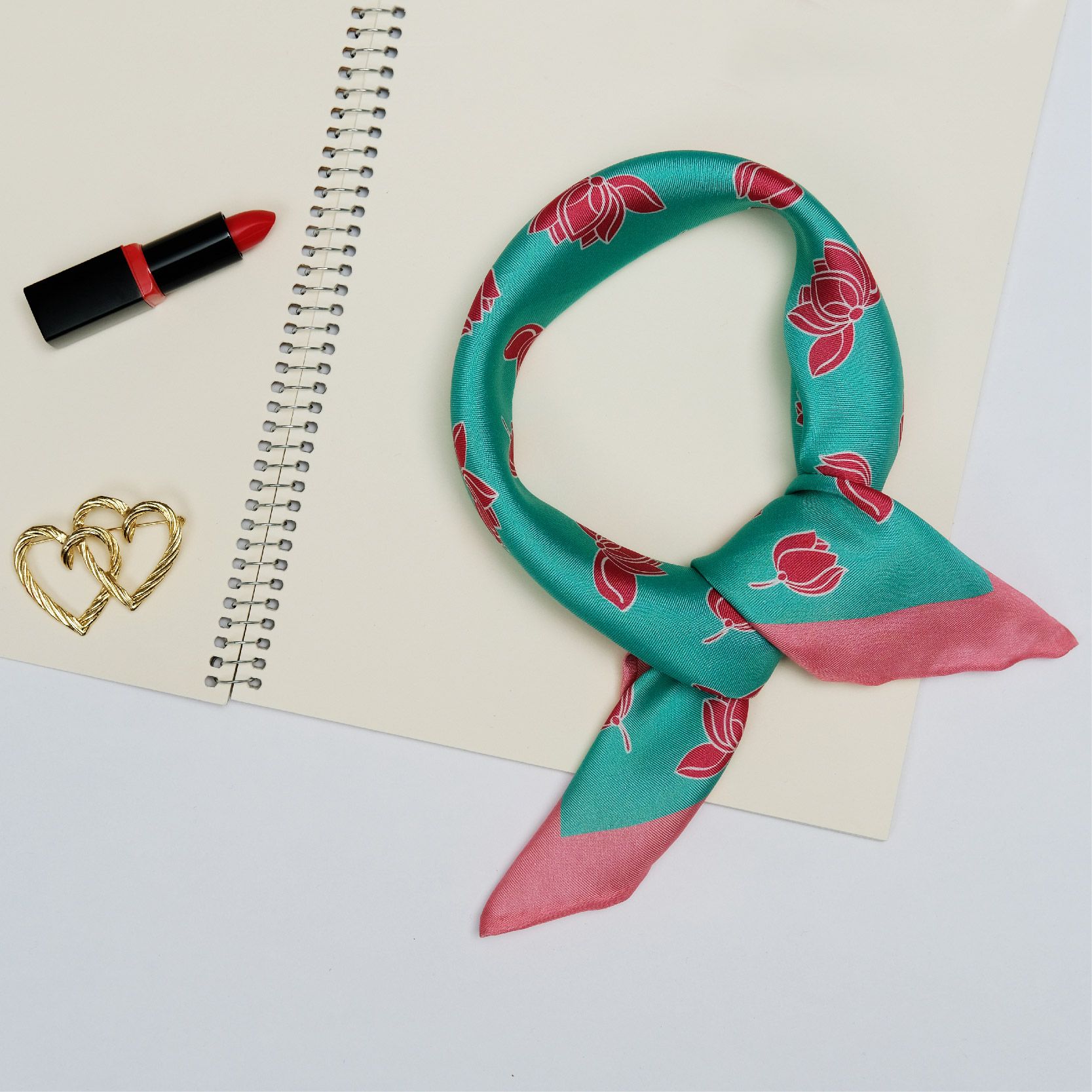 Lotus pattern Scarf 50