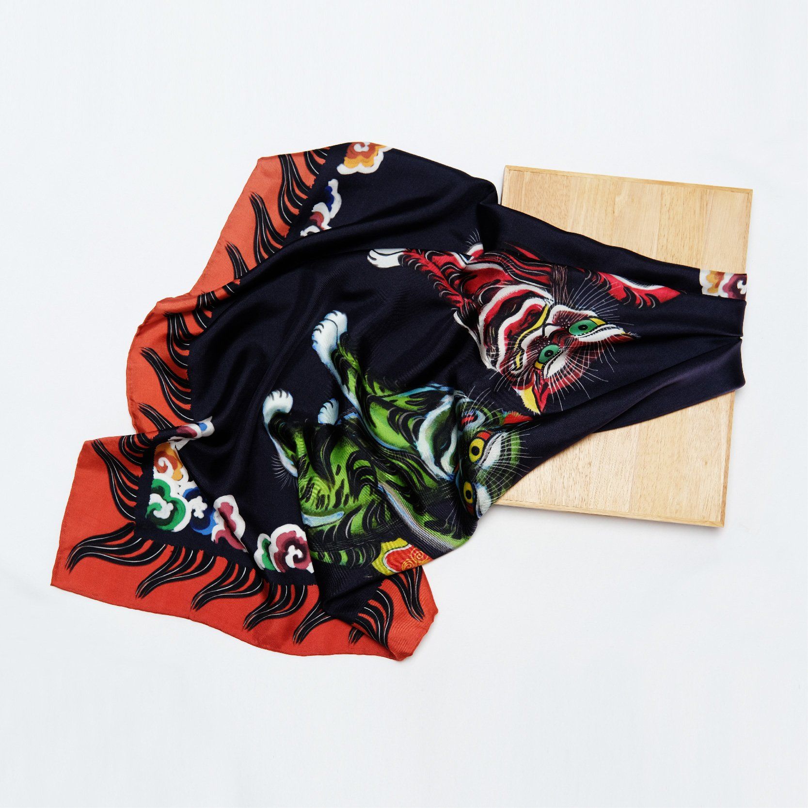 Tiger painting Scarf 90