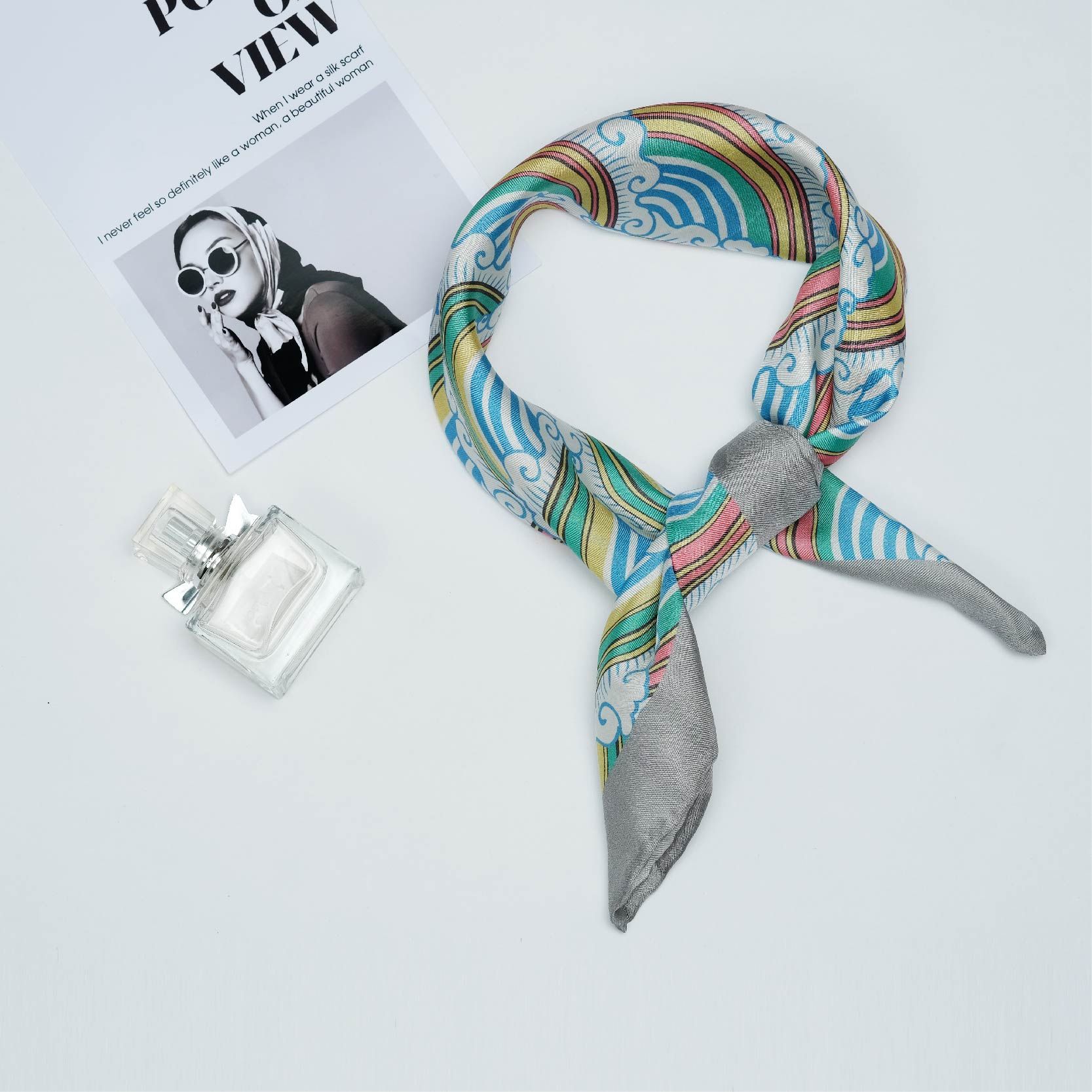 Multicolor Wave patterns Scarf 50