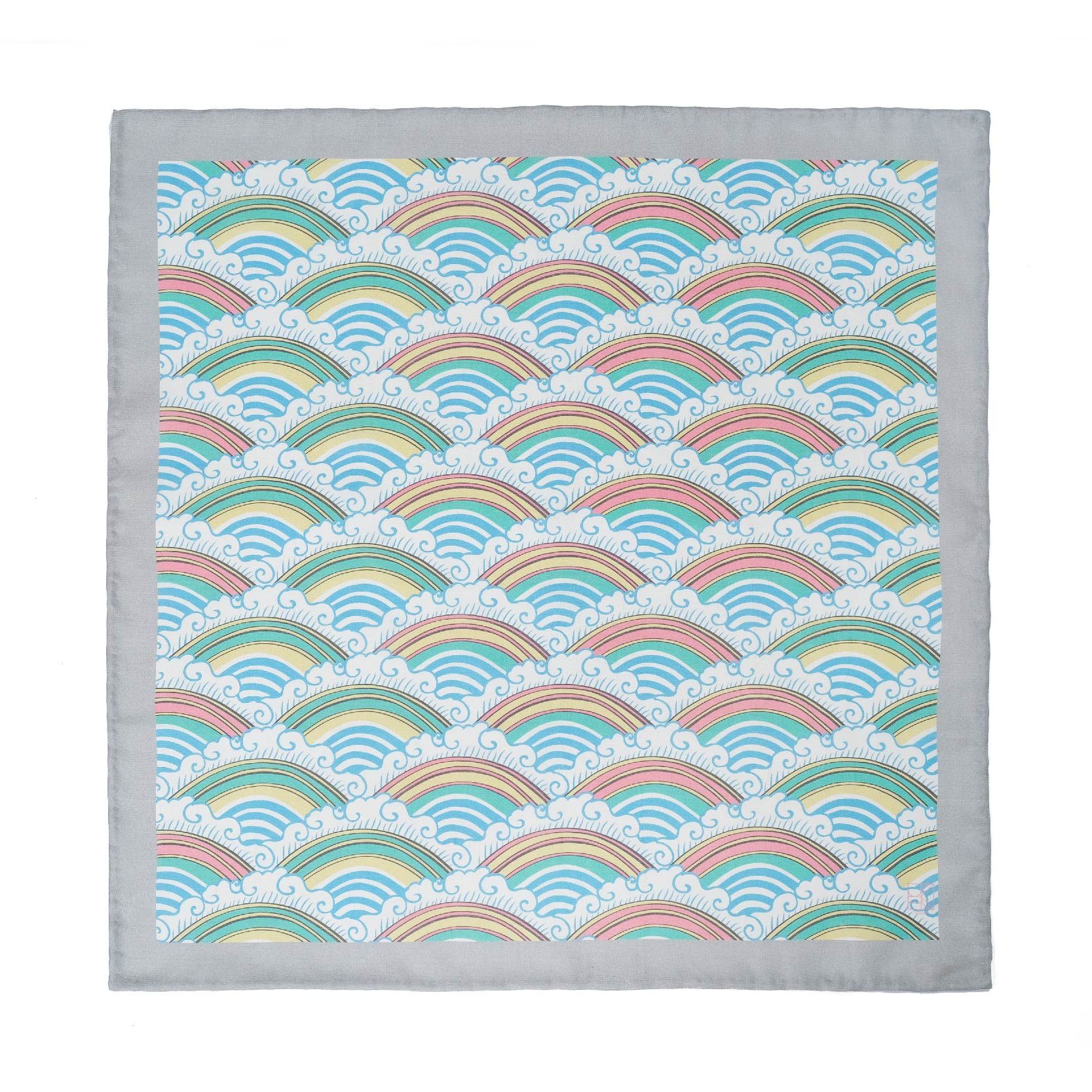 Multicolor Wave patterns Scarf 50