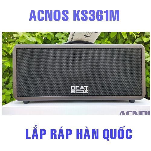  LOA DI ĐỘNG KARAOKE BLUETOOTH ACNOS BEATBOX KS361M 