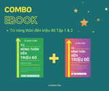  Combo Ebook Từ nông thôn đến triệu đô (Tập 1-2) 