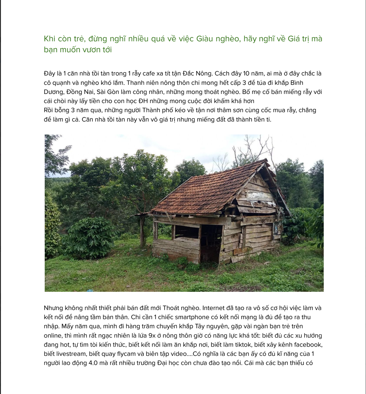 Combo ebook: Từ nông thôn đến triệu đô tập 1 - Bye Nghèo - Tăng trưởng thực chiến