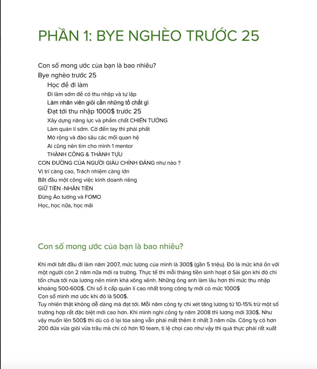 Combo ebook: Từ nông thôn đến triệu đô tập 1 - Bye Nghèo - Tăng trưởng thực chiến