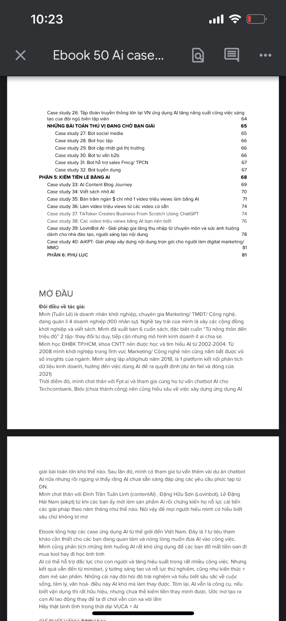 Ebook 50 case ứng dụng AI