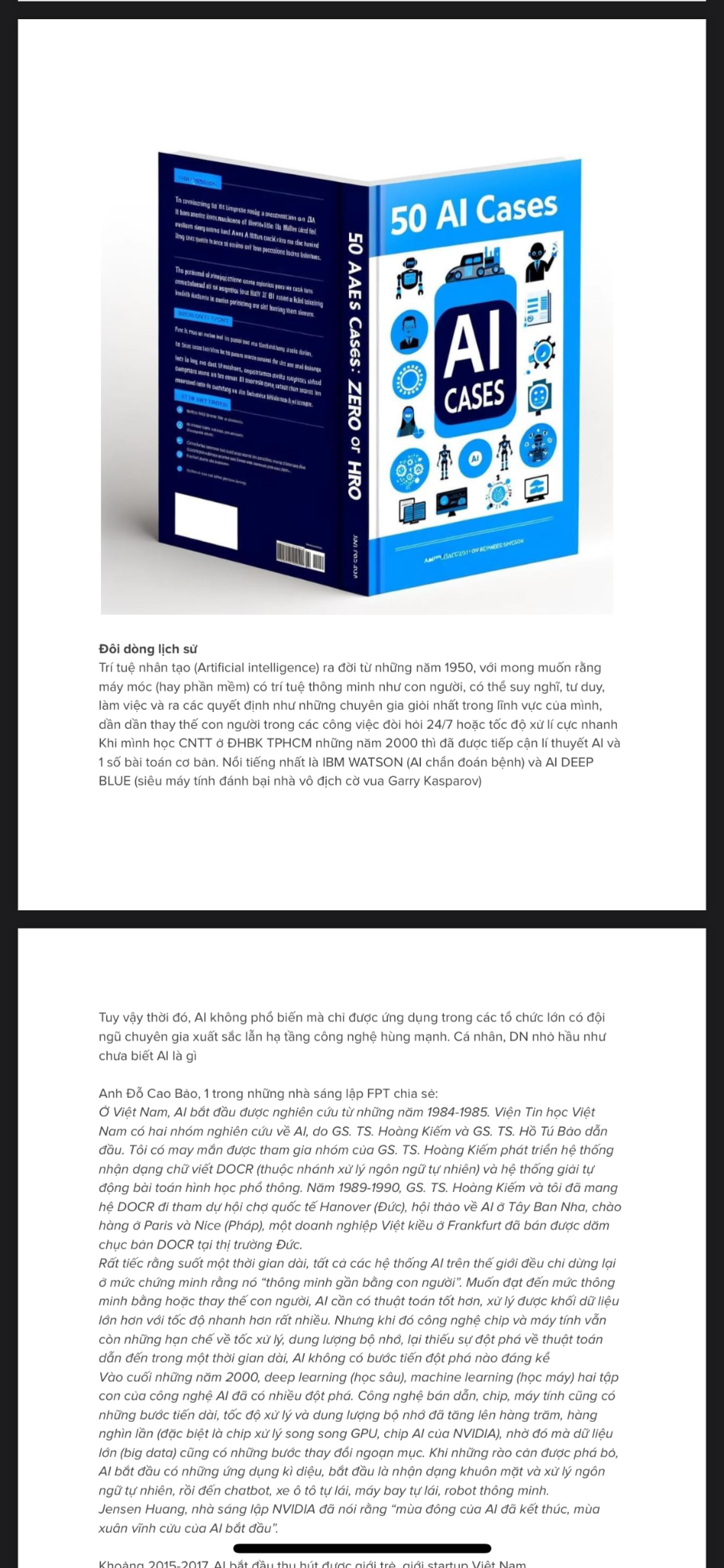 Ebook 50 case ứng dụng AI